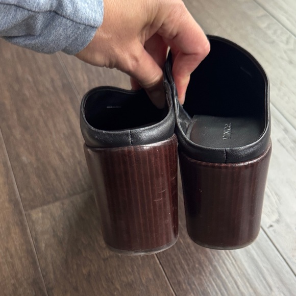 Vince Navina Leather Mule Black Leather - Picture 4 of 6